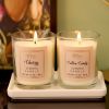 4x 3.5 oz/100 g Scented Candles; Natural Soy Candles Gift Set for Women; Scented Bath Yoga
