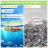 green Reusable Food Storage Bags Stand Up - 12 Pack Leakproof Freezer Bags - 4 Washable Gallon Bags + 4 Reusable Sandwich Bags + 4 Reusable Snack Bags