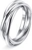 Stainless Steel Spinner Rings for Anxiety Fidget Band Rings for Women Wave Ring Celtic Stress Relieving Reduce Anxiety