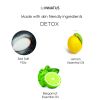 Sea Salt Fizzy Deconstructed Detox Bath Bomb – 14oz Bath Fizz – Infused with Spearmint, Lemon, Bergamot & Lavender Oils for Skin Cleansing & Relaxatio