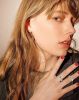 Stainless Steel Spinner Rings for Anxiety Fidget Band Rings for Women Wave Ring Celtic Stress Relieving Reduce Anxiety