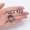 3Pcs Stress Relieving Meditation Spinner Ring Boho for Women Mens Stainless Fidget Band Cool Rings Moon Star Celtic Size 7