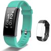 ID130PLUS HR bracelet-green+black; fitness tracker; with blood pressure; heart rate; sleep health mo