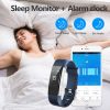 ID115PLUS HR bracelet-black + blue