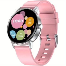 Smart Watch(40mm), Fitness Tracker for Men Women, Supports Qi Wireless Charging, Customizable Watch Faces, Tracker with Heart Rate, Blood Oxygen, Comp