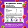 Sleep Support Magnesium Glycinate Gummies 400mg Raspberry with Blackcurrant Oil Sugar Free Non GMO Gluten Free 60 Days