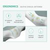 Memory Foam Neck Pillow,1 Piece Ergonomic Sleep Pillow Ideal for Side&Back Sleepers,Solid Color Pillow for Home,School,Dorm,Travel