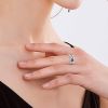 3Pcs Stress Relieving Meditation Spinner Ring Boho for Women Mens Stainless Fidget Band Cool Rings Moon Star Celtic Size 7