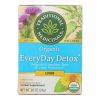 Traditional Medicinals Lemon Everyday Detox Herbal Tea - 16 Tea Bags - Case Of 6