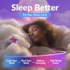 Sleep Support Magnesium Glycinate Gummies 400mg Raspberry with Blackcurrant Oil Sugar Free Non GMO Gluten Free 60 Days