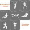 Pilates Bar Kit with 180LBS Resistance Bands Multifunctional Pilates Yoga Toning Bar Full Body Exercise